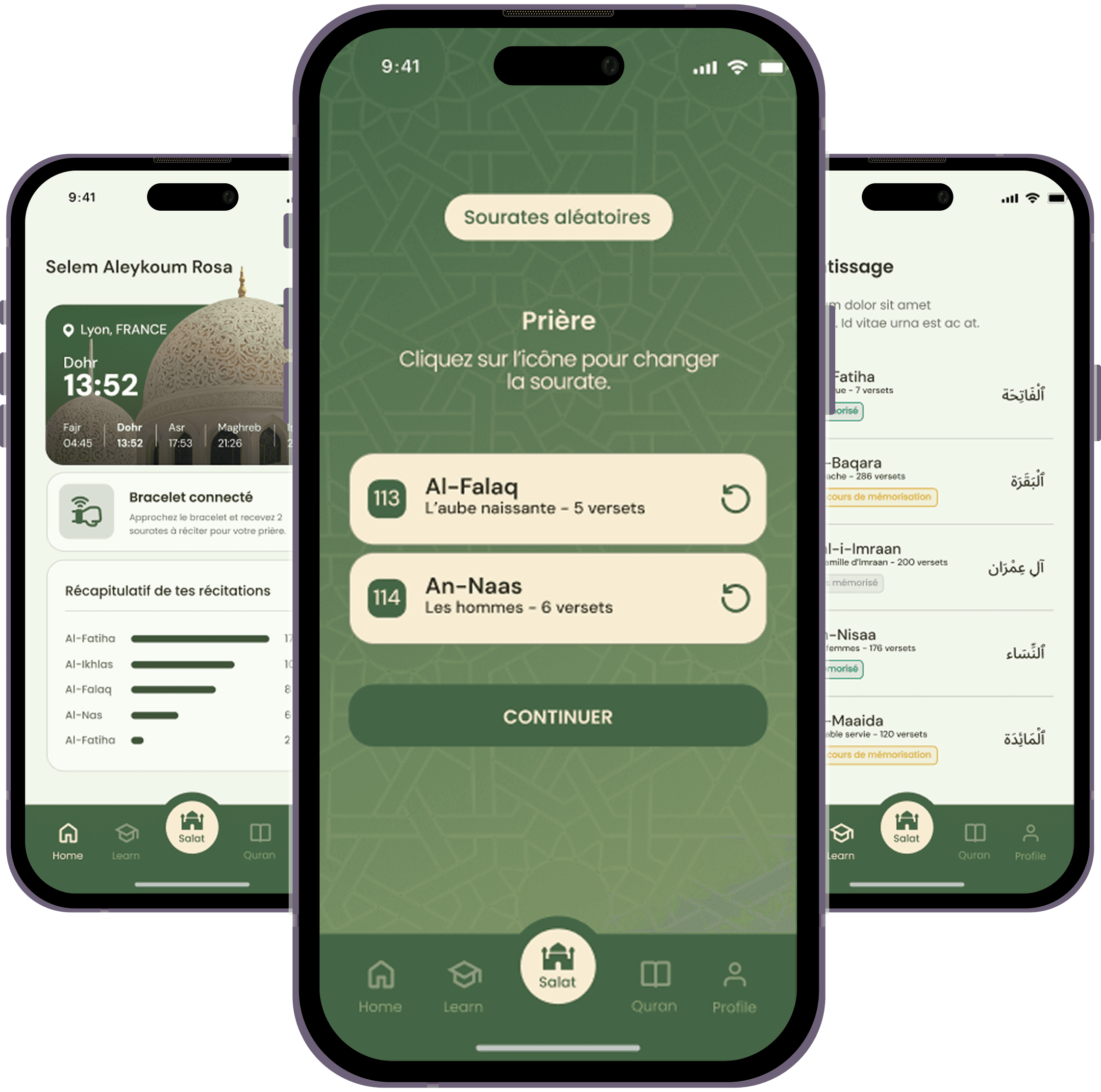 Aperçu de l’application